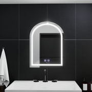 Łukowe lustro LED 60x80cm, Arco Touch, system odmgławiania, ściemniane lustra Korman E Domyślny tytuł Alessandro Design