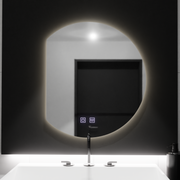 Lustro LED Semiluna 54x60, Arcana Touch, system odmgławiania, przyciemniane lustra Korman E Domyślny tytuł Alessandro Design