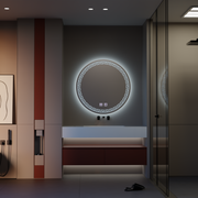 Oglinda LED Rotunda, 80cm, Orhina Touch, Sistem Dezaburire, Dimabila, E40S/80X80 Oglinzi Korman E Default Title Alessandro Design