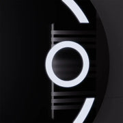 Okrągłe lustro LED, 60 cm, Visio MotionGlow Marcello, system usuwania zamglenia, zegar i termometr, lupa kosmetyczna, ściemniane lustra Marcello Domyślny tytuł Alessandro Design