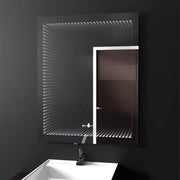 Prostokątne lustro LED, 60x80cm, Morrin Sensor MotionGlow Marcello, Lustra z efektem 3D Marcello Domyślny tytuł Alessandro Design