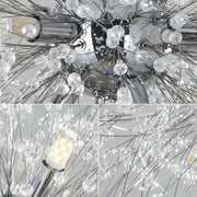 Kryształowy żyrandol Schönbrunn, 12x G9, średnica 60 cm, błyszczący chrom, regulowana wysokość Nowoczesne żyrandole Domyślny tytuł Alessandro Design