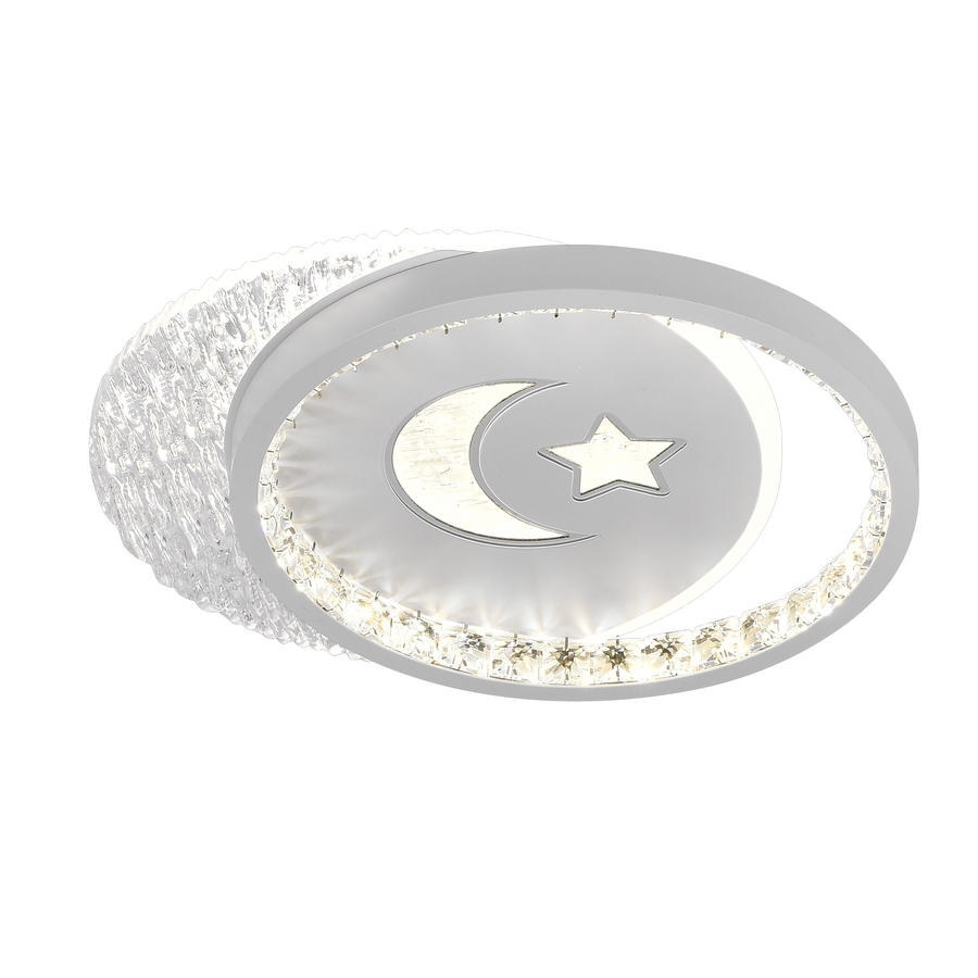 Żyrandol LED PERU 34W, 2 koła, światło zimne/ciepłe/neutralne, białe żyrandole LED Domyślny tytuł Alessandro Design