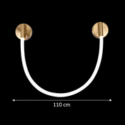 Kinkiet LED, 110 cm, 3000 K/4000 K/6000 K, złoty kinkiet wewnętrzny tytuł domyślny Alessandro Design