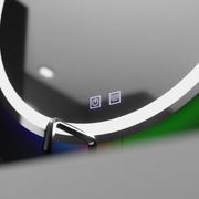 Okrągłe lustro LED 60 cm, Spectrum Touch, RGB, System odmgławiania Lustra Korman E Domyślny tytuł Alessandro Design