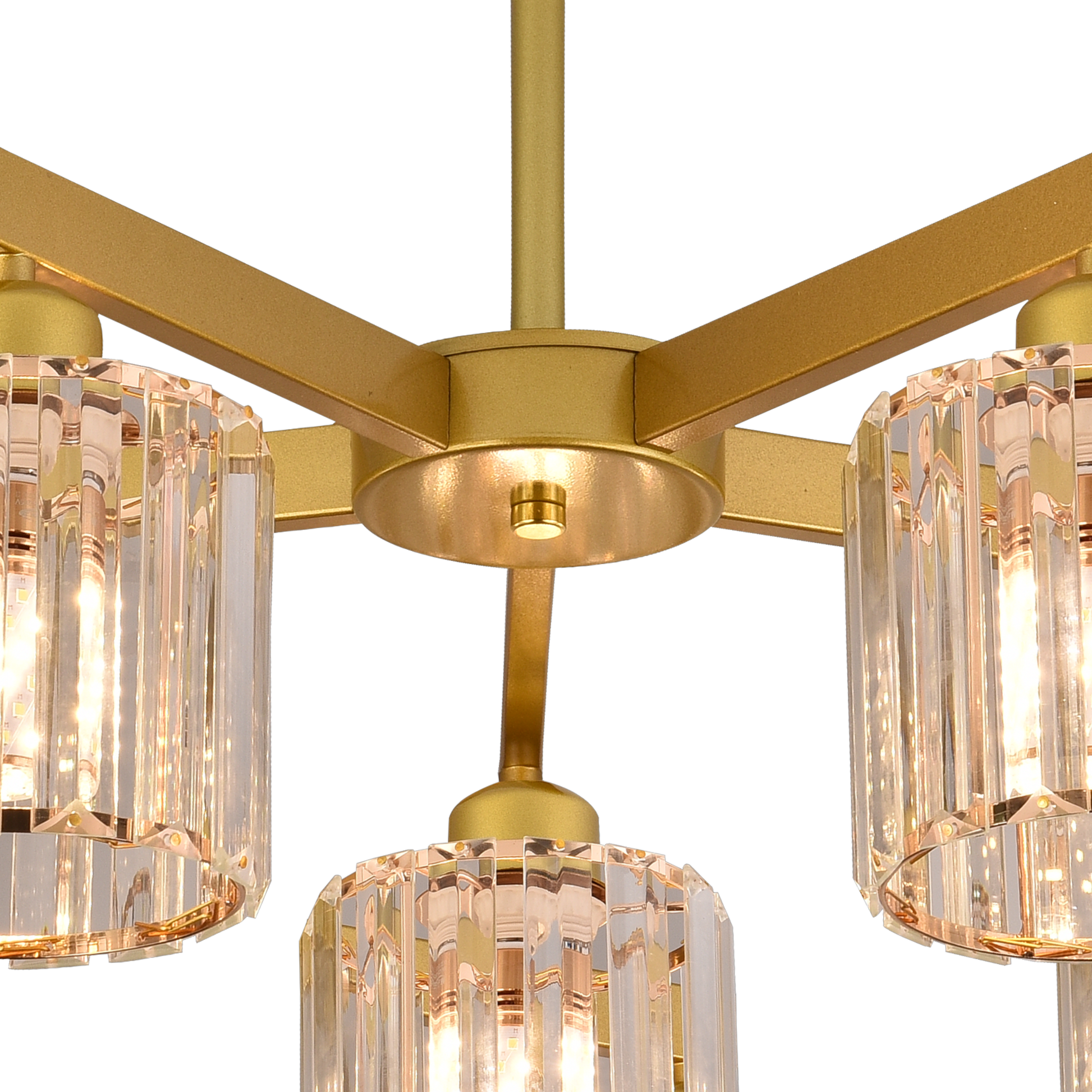 Nowoczesny klasyczny żyrandol LC110/5GD z kryształem, 5xE27, złotem, metalem i kryształem Klasyczne żyrandole Domyślny tytuł Alessandro Design