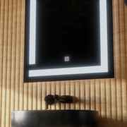 Giga LED Mirror, 60x80cm, 14W, Touch, 6000K Light Korman Mirrors E Domyślny tytuł Alessandro Design