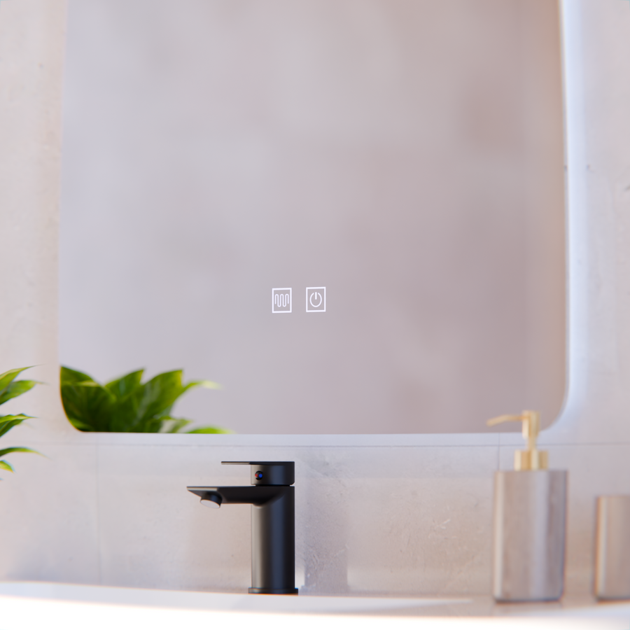 Lustro LED Touch Alexandra, system odmgławiania 45X60cm Lustra Korman E Domyślny tytuł Alessandro Design