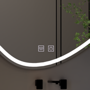 Lustro LED Touch Quassare, system odmgławiania 90x65 cm Lustra Korman E Domyślny tytuł Alessandro Design