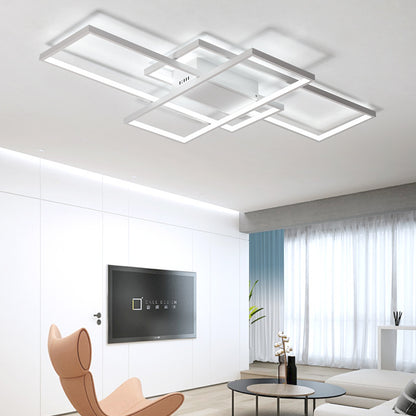 Żyrandol LED z pilotem LANDYN 78W, światło zimne/ciepłe/neutralne, możliwość przyciemniania, białe żyrandole LED z pilotem Domyślny tytuł Alessandro Design