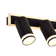 Żyrandol LED Ellen 46W Projektor z regulacją światła zimnego/ciepłego/neutralnego Żyrandole LED z akrylu i czarnego metalu Domyślny tytuł Alessandro Design