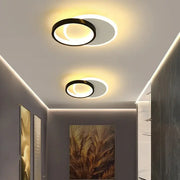 Kinkiet LED SMALON 26W, 2 koła, światło zimne/ciepłe/neutralne, czarno-biały żyrandol LED Domyślny tytuł Alessandro Design
