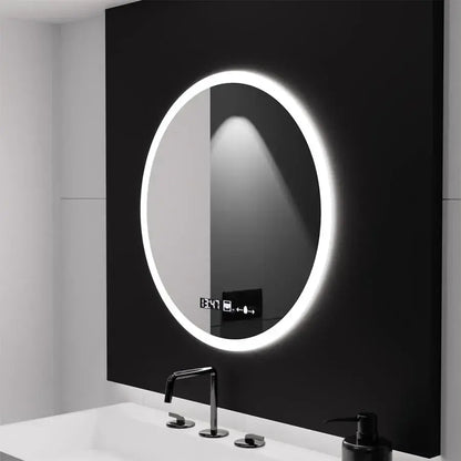 Okrągłe lustro LED 50 cm Giulia Sensor MotionGlow Marcello System odmgławiania Zegar i termometr Dimabila Mirrors Marcello Domyślny tytuł Alessandro Design