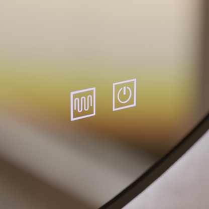 Lustrzany system odmgławiacza LED Touch Fiero 60X60cm Lustra Korman E Domyślny tytuł Alessandro Design