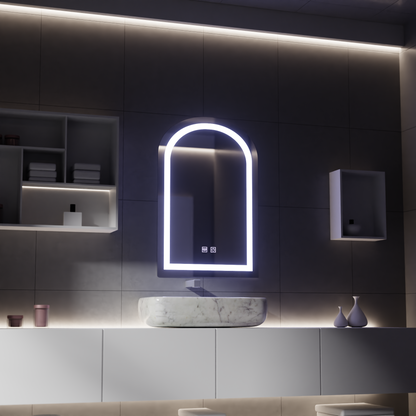 Lustro dotykowe LED z funkcją odmgławiania, lustra 80x50 cm Korman E Domyślny tytuł Alessandro Design