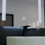 Prostokątne lustro LED, 50x70 cm, podwójne oświetlenie Basic Touch Lustra LED Domyślny tytuł Alessandro Design