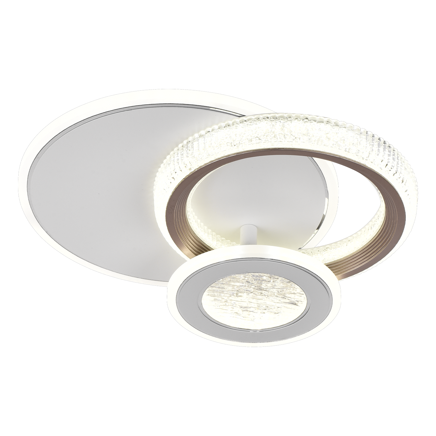 Żyrandol LED NYXORA 44W, 3 koła, światło zimne/ciepłe/neutralne, białe żyrandole LED domyślny tytuł Alessandro Design