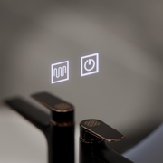 Owalne lusterko LED, 50 x 100 cm, Velara Touch, System Dismantile, Darkable