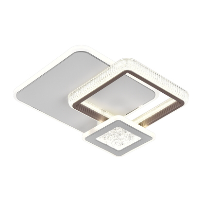 Żyrandol LED NYXORA 51W, 3 kwadraty, światło zimne/ciepłe/neutralne, białe żyrandole LED Domyślny tytuł Alessandro Design