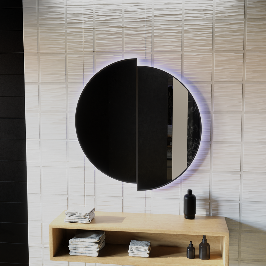 LED Touch Mariah Mirror Demist System 60X60cm Lustra Korman E Domyślny tytuł Alessandro Design