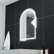 Łukowe lustro LED 60x80cm, Arco Touch, system odmgławiania, ściemniane lustra Korman E Domyślny tytuł Alessandro Design