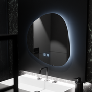 Organiczne lustro LED 60x60 cm, Duna Touch, system odmgławiania, ściemniane lustra Korman E Domyślny tytuł Alessandro Design