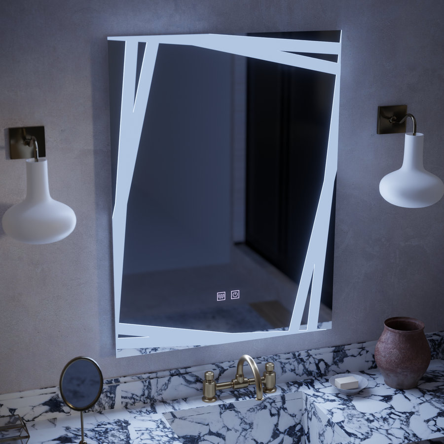 Lustrzany system odmgławiania LED Touch Infinitum 60X80cm Lustra Korman E Domyślny tytuł Alessandro Design