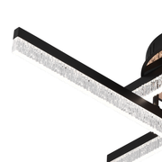 Lustra LED cu Telecomanda LT179/4BK, 34W, 4 Elemente, Lumina Rece/Clada/Neutra, Dimabila, Negru Lustre LED cu Telecomanda Default Title Alessandro Design