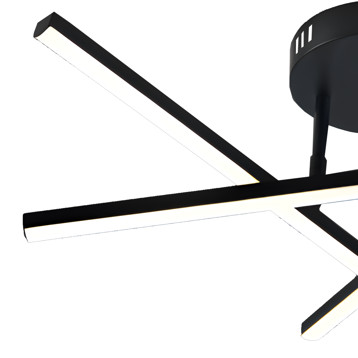 Lustra LED cu telecomanda 41W, 3 Elemente, Liniara, lumina Rece/Calda/Neutra, Dimabila, Negru Lustre LED cu Telecomanda Default Title Alessandro Design