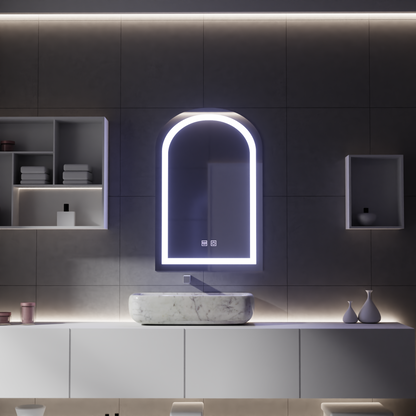 Lustro dotykowe LED z funkcją odmgławiania, lustra 80x50 cm Korman E Domyślny tytuł Alessandro Design
