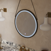 Okrągłe lustro LED, 60 cm, podstawowe lusterka dotykowe Korman C Domyślny tytuł Alessandro Design