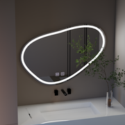 Lustro LED Touch Quassare, system odmgławiania 90x65 cm Lustra Korman E Domyślny tytuł Alessandro Design