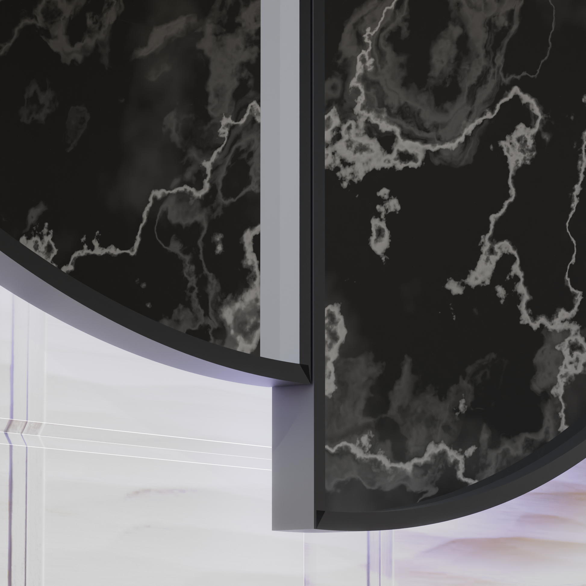LED Touch Mariah Mirror Demist System 60X60cm Lustra Korman E Domyślny tytuł Alessandro Design