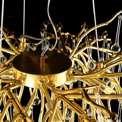 Candelabru Cristal NEBULA Imperio, 10x G9, Auriu, 97cm Candelabre Cristal Default Title Alessandro Design