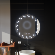 Lustrzany system odmgławiania LED w kolorze kości słoniowej 50X50cm Lustra Korman E Domyślny tytuł Alessandro Design