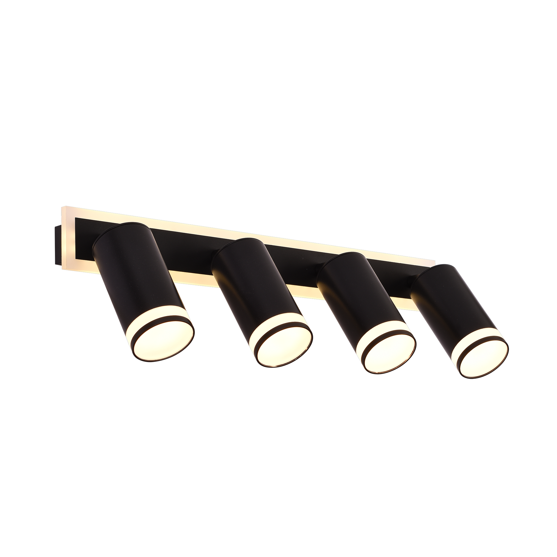 Żyrandol LED Ellen 46W Projektor z regulacją światła zimnego/ciepłego/neutralnego Żyrandole LED z akrylu i czarnego metalu Domyślny tytuł Alessandro Design