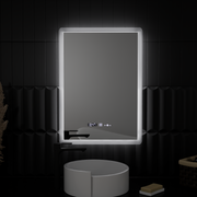Oglinda LED Rectangulara, 50x70cm, ELANCEE Senzor MotionGlow Marcello, Sistem Dezaburire, Ceas & Termometru, Dimabila Oglinzi Marcello Default Title Alessandro Design