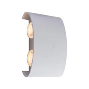 Kinkiet LED Fantas do użytku zewnętrznego i wewnętrznego, 4 źródła x 1 W, IP65, metaliczny, biały, 3000 K Kinkiety zewnętrzne Domyślny tytuł Alessandro Design