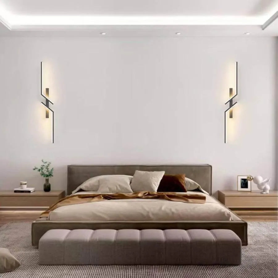 Kinkiet LED Avyaan 22W Czarny Kinkiety wewnętrzne Domyślny tytuł Alessandro Design