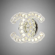 Kryształowy kinkiet LED YANIRA 28W, światło zimne/ciepłe/neutralne, błyszczący chromowany połysk LED Crystal Domyślny tytuł Alessandro Design