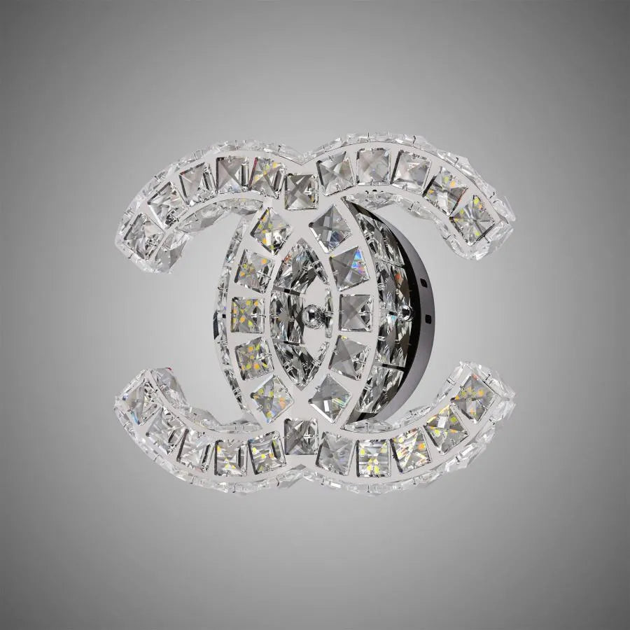Kryształowy kinkiet LED YANIRA 28W, światło zimne/ciepłe/neutralne, błyszczący chromowany połysk LED Crystal Domyślny tytuł Alessandro Design