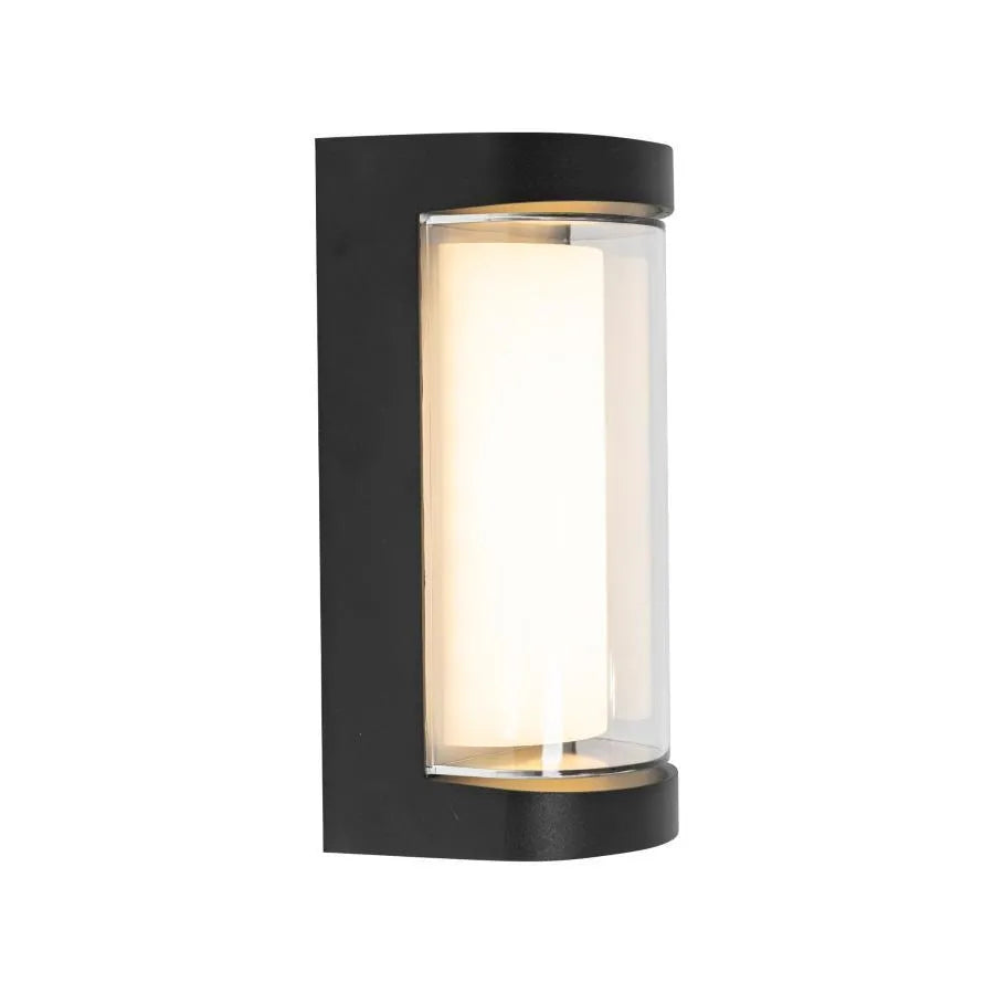 Kinkiet zewnętrzny LED Han, 8 W, metal, czarny Kinkiety zewnętrzne Domyślny tytuł Alessandro Design