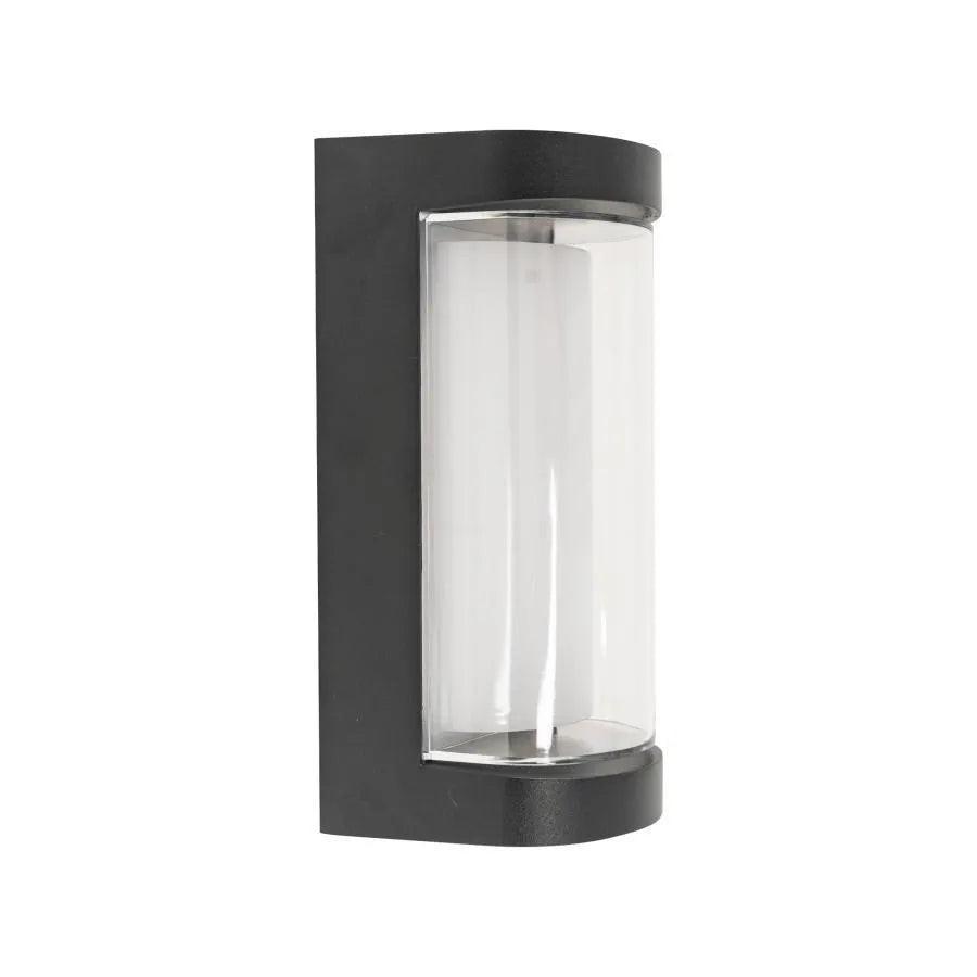 Kinkiet zewnętrzny LED Han, 8 W, metal, czarny Kinkiety zewnętrzne Domyślny tytuł Alessandro Design