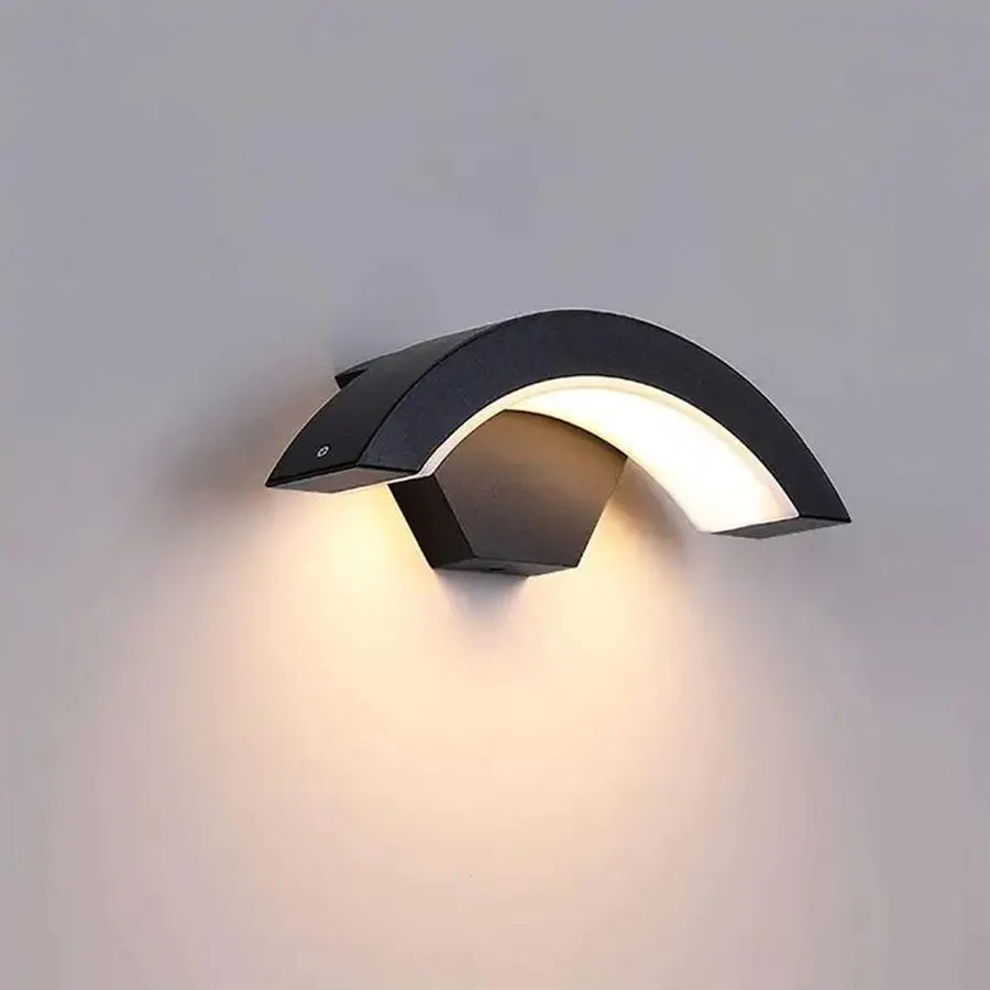 Kinkiet zewnętrzny LED Harera, 12W, Metal, Czarny Kinkiety zewnętrzne Tytuł domyślny Alessandro Design