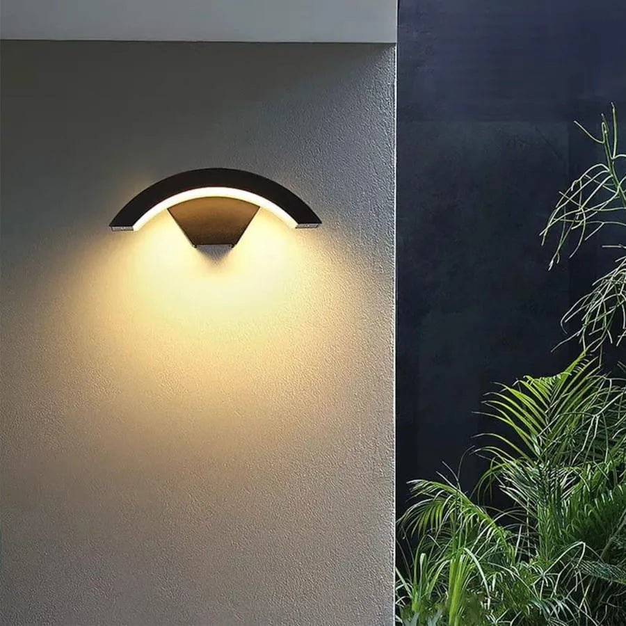 Kinkiet zewnętrzny LED Harera, 12W, Metal, Czarny Kinkiety zewnętrzne Tytuł domyślny Alessandro Design