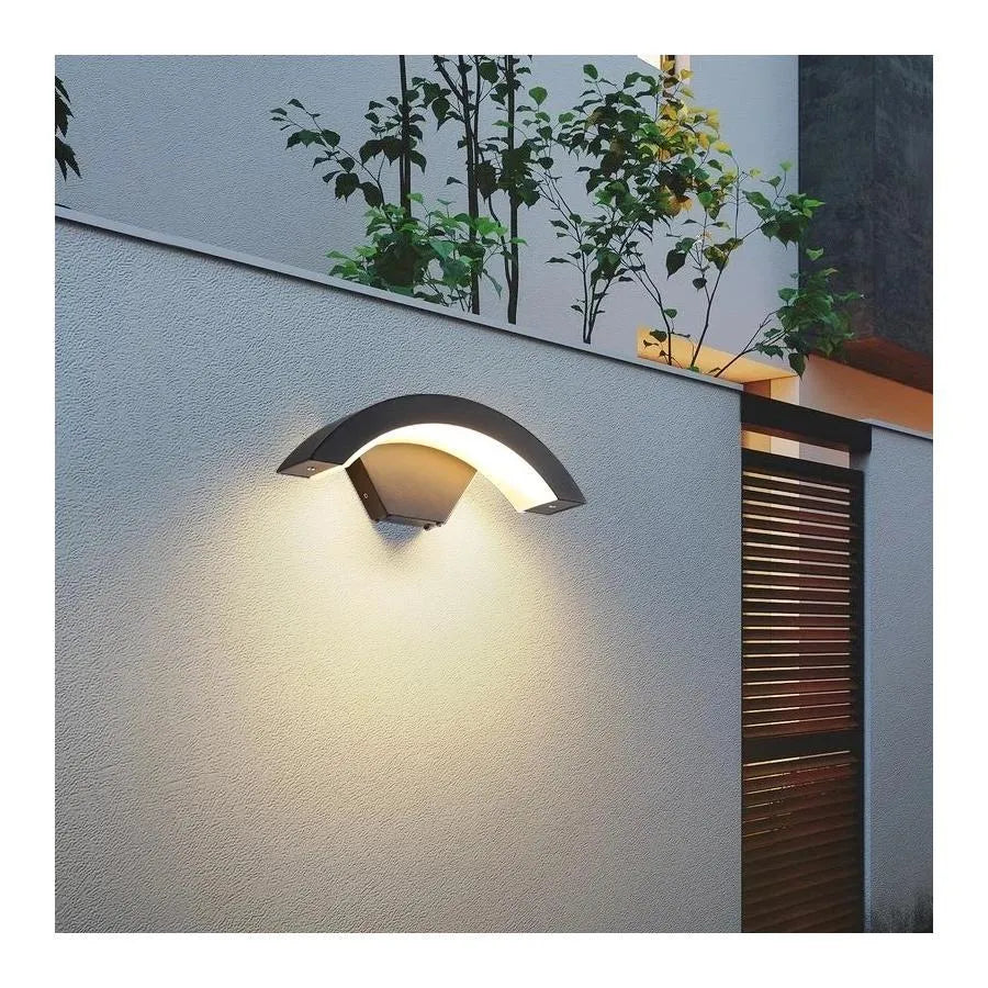 Kinkiet zewnętrzny LED Harera, 12W, Metal, Czarny Kinkiety zewnętrzne Tytuł domyślny Alessandro Design
