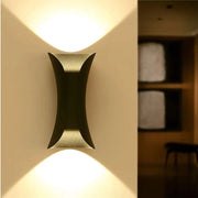Kinkiet zewnętrzny LED Heba, 10W IP65, metal, czarny Kinkiety zewnętrzne Nazwa domyślna Alessandro Design