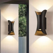 Kinkiet zewnętrzny LED Heba, 10W IP65, metal, czarny Kinkiety zewnętrzne Nazwa domyślna Alessandro Design