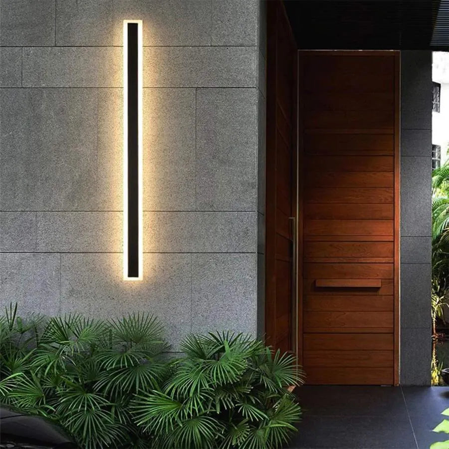 Kinkiet zewnętrzny LED Indira 24W IP65 Czarny Kinkiety zewnętrzne Nazwa domyślna Alessandro Design