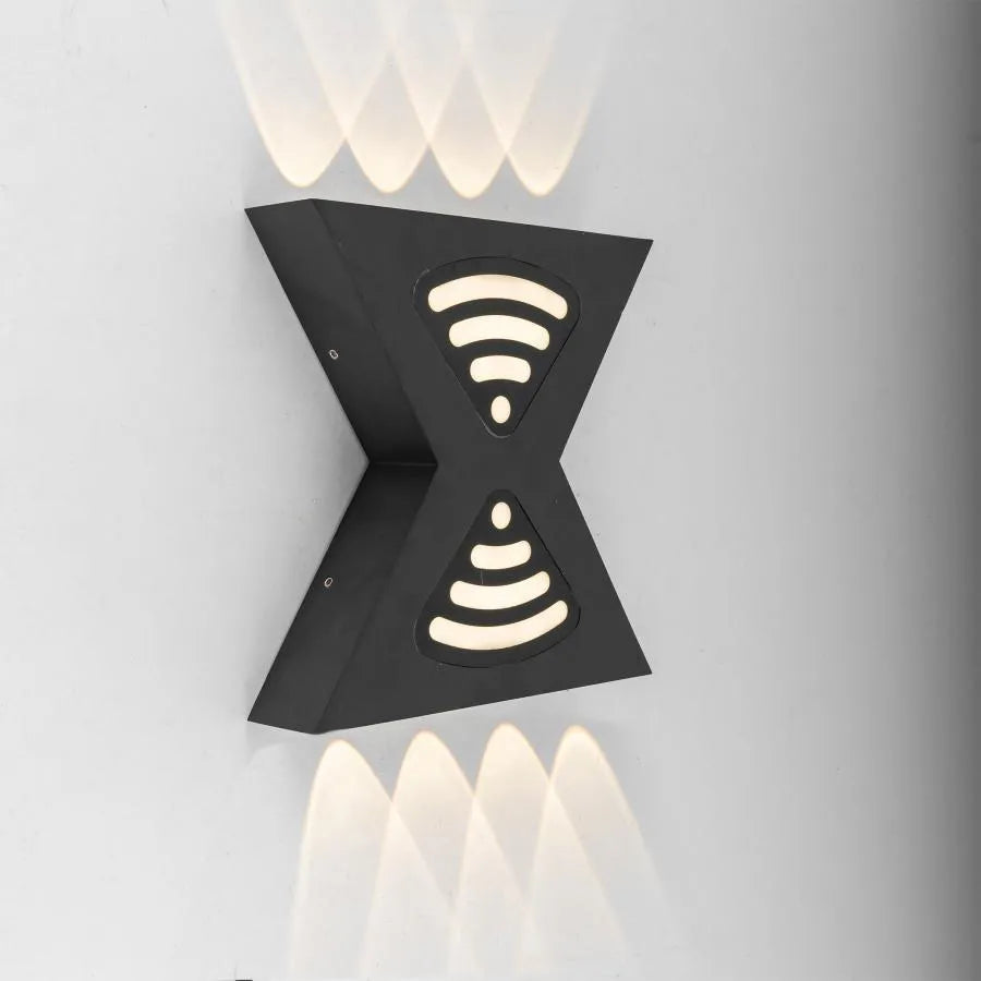 Kinkiet zewnętrzny LED Retelis, 12W, metal, czarny Kinkiety zewnętrzne Nazwa domyślna Alessandro Design